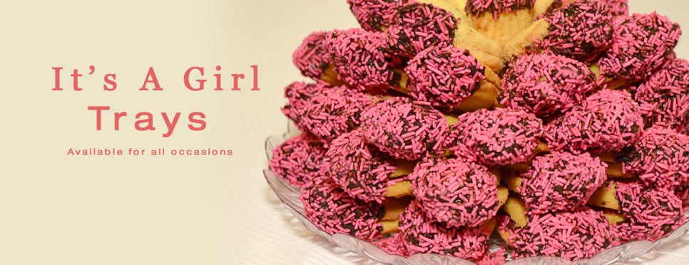 It's A Girl Pink Sprinkle Cookies